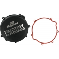 CLUTCH COVER FACTORY RACING ALUMINUM REPLACEMENT BLACK