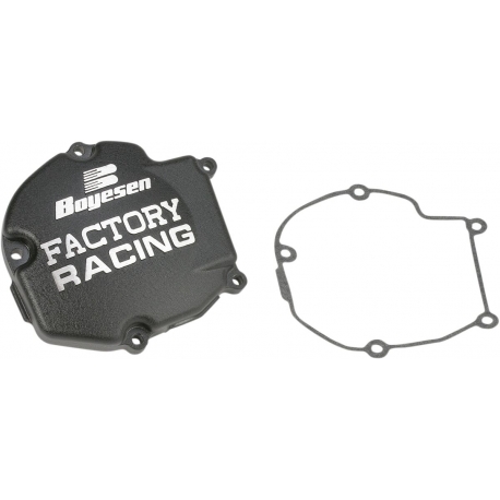 IGNITION COVER FACTORY RACING ALUMINUM REPLACEMENT BLACK