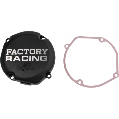 IGNITION COVER FACTORY RACING ALUMINUM REPLACEMENT BLACK