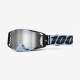 100 PROCENT GOGLE ARMEGA PETROS - MIRROR SILVER LENS - KOLOR NIEBIESKI/CZARNY SZYBKA SREBRNE LUSTRO