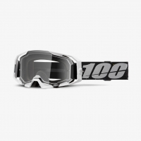 100 PROCENT GOGLE ARMATIC RAPIDRACER - CLEAR LENS - KOLOR SZARY/CZARNY SZYBA PRZEŹROCZYSTA