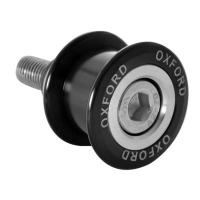 OXFORD SPINNERS PREMIUM ROLKI (SLIDERY) WKRĘCANE DO WAHACZA M8X1,25 Z ŁOŻYSKIEM KOLOR CZARNY