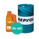 PROMOCJA REPSOL OLEJ SILNIKOWY 4T SMARTER SPORT 10W40 BECZKA 60L, MA2 PÓŁSYNTETYCZNY+ 24SZT OLEJU REPSOL SMARTER SPORT 4T 10W-40