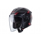 CABERG KASK OTWARTY JET OTWARTY FLYON II BOSS KOLOR CZARNY/SZARY/CZERWONY MAT ROZMIAR L