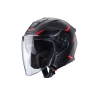 CABERG KASK OTWARTY JET OTWARTY FLYON II BOSS KOLOR CZARNY/SZARY/CZERWONY MAT ROZMIAR L