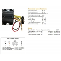 DZE REGULATOR NAPIĘCIA POLARIS SPORTSMAN 300/400 '08-'10 HAWKAYE 300 '06-'11 (4011182)