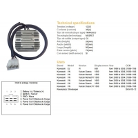 DZE REGULATOR NAPIĘCIA KAWASAKI W 650 '99-'05 VN 1500 VULCAN '96-'08 VN 1600 '00-'08 (21066-1106) (ESR264) (SH541G-12)