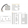 DZE REGULATOR NAPIĘCIA YAMAHA YFM 350 BIG BEAR '96-'99, WARRIOR 350 '96-'01, WOLVERINE 350 '95-'01, YFM 400 KODIAK '98-'99 YFM 