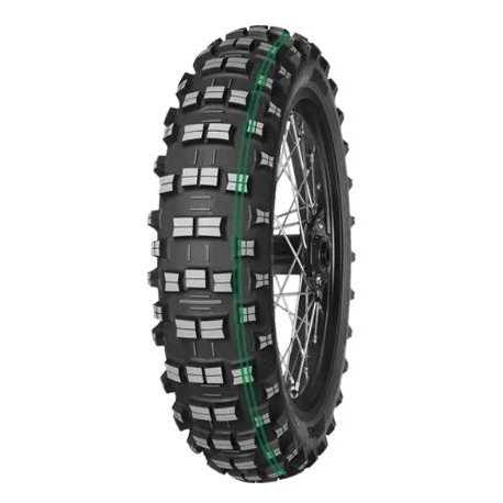 MITAS OPONA 140/80-18 TERRA FORCE-EF PRO SUPER SOFT 70M TT TYŁ (PODWÓJNY ZIELONY PASEK) DOT 02/2025 (460101) (ZAMIENNIK:70000252