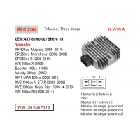 DZE REGULATOR NAPIĘCIA CAN AM HONDA TRX 500FA/FGA '01-'04 KAWASAKI KVF 650/750 BRUTE FORCE '05-'13 SUZUKI LT-A 400/500/700/75