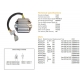 DZE REGULATOR NAPIĘCIA HYOSUNG GT 250R '08-'13 GT 650S/R '08-'13 GV 250 '09-'13 GV 650 '07-'13 MS3 125/250 ST7 700 '10-'13 