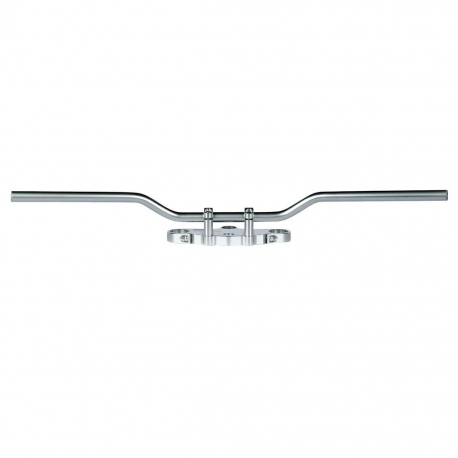 TRW ZF KIEROWNICA STALOWA 25,4MM SPEEDFIGHTER KOLOR ALUMINIUM ( Z PRZETŁOCZENIAMI NA KABLE ) (PROMOCJA)