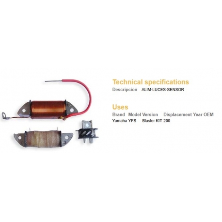 DZE CEWKA WZBUDZENIA + IMPULSATOR YAMAHA YFS 200 BLASTER