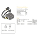 DZE REGULATOR NAPIĘCIA YAMAHA YFM 300 GRIZZLY '12-'13 KYMCO MXU 450 '10-'12 (1SC-H1960-00-00, 1SC-H1960-01-00)