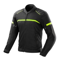 KURTKA TEKSTYLNA OZONE NEO AIR BLACK/FLO YELLOW