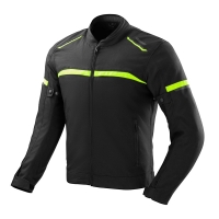 KURTKA TEKSTYLNA OZONE NEO BLACK/FLO YELLOW