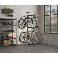 BIKETEC (2024/06) STOJAK ROWEROWY (WOLNOSTOJĄCY NA 4 ROWERY) KOLOR CZARNY ( BIKE RACK)