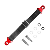 BIKETEC PAS (PASEK) TEKSTYLNY DO WYCIĄGANIA MOTOCYKLA DO MOTOCYKLI JAPOŃSKICH WRAZ ZE ŚRUBAMI, 350CM X 2,5MM X 25MM KOLOR CZARNY