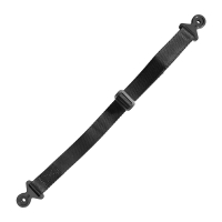 BIKETEC PAS (PASEK) TEKSTYLNY DO WYCIĄGANIA MOTOCYKLA KTM/HUSQVARNA/GASGAS, 530CM X 2,5MM X 25MM KOLOR CZARNY/CZARNY