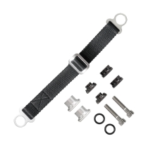 BIKETEC PAS (PASEK) TEKSTYLNY DO WYCIĄGANIA MOTOCYKLA DO MOTOCYKLI JAPOŃSKICH C2, 330CM X 2,5MM X 25MM KOLOR CZARNY/CZARNY