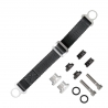 BIKETEC PAS (PASEK) TEKSTYLNY DO WYCIĄGANIA MOTOCYKLA DO MOTOCYKLI JAPOŃSKICH C2, 330CM X 2,5MM X 25MM KOLOR CZARNY/CZARNY