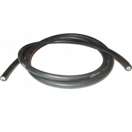 TESLA PRZEWÓD WYSOKIEGO NAPIĘCIA ZAPŁONOWY (COPPER CABLE - MIEDZIANY RDZEŃ) SILIKONOWY 7MM (CZARNY) - CENA ZA 1M