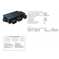 DZE MODUŁ ZAPŁONU CDI YAMAHA YFM 350 GRIZZLY '07-'11 (OEM:4S2-85540-00-00)