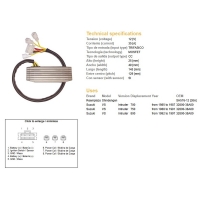 DZE REGULATOR NAPIĘCIA SUZUKI VS 700 INTRUDER '85-'87 VS 750 INTRUDER '88-'91 SUZUKI VS 800 '92-'97 (32800-38A00) (ESR752)