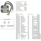 DZE REGULATOR NAPIĘCIA SUZUKI DL 650 V-STROM '04-'09 SV 650 '03-'08 SV 1000 '03-'07 VL 800 VOLUSIA '01-'02 LT-A QUAD RUNNER 