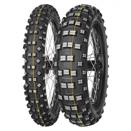 MITAS OPONA 120/90-18 TERRA FORCE-EF SUPER 65R TT (ŻÓŁTY PASEK) TYŁ DOT 20/2023 (26405)