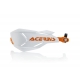 ACERBIS OSŁONY RĄK (HANDBARY) X-FACTORY Z RDZENIEM ALUMINIOWYM KOLOR BIAŁY / POMARAŃCZOWY