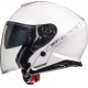 MT WYPRZEDAŻ KASK OTWARTY JET Z BLENDĄ THUNDER 3 SV JET SOLID PEARL WHITE KOLOR BIAŁY POŁYSK ROZMIAR L