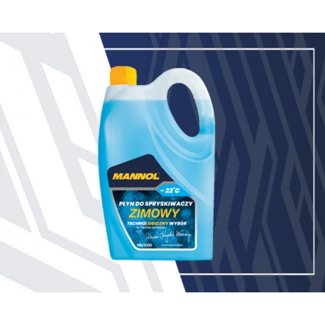 MANNOL ZIMOWY PŁYN DO SPRYSKIWACZY DO - 22 STOPNI 4L (METANOL) (MN8000)
