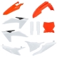 POLISPORT KOMPLET PLASTIKÓW (FULL KIT) KTM SX/SX-F/XC/XC-F '23-'24 W ZESTAWIE TABLICA PRZEDNIA (8672000002) I OSŁONY AMORTYZATOR