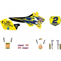 BLACKBIRD KOMPLET NAKLEJEK (OKLEIN) SUZUKI RM 125/250 '01-'24 REPLICA TEAM SUZUKI 2001