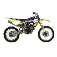 BLACKBIRD KOMPLET NAKLEJEK (OKLEIN) HUSQVARNA TE/TC 250/450/510 '05-'07 DREAM 5 KOLOR NIEBIESKI ŻÓŁTY