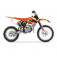 BLACKBIRD KOMPLET NAKLEJEK (OKLEIN) KTM SX 85 '06-'12 DREAM 5 KOLOR POMARAŃCZOWY CZARNY