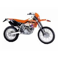 BLACKBIRD KOMPLET NAKLEJEK (OKLEIN) KTM SX/SX-F '98-'00, EXC/EXC-F '98-'00 DREAM 5 KOLOR POMARAŃCZOWY CZARNY