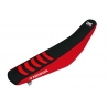BLACKBIRD POKROWIEC / POSZYCIE NA SIEDZENIE HONDA CRF 250R '22-'23, CRF 450R '21-'23 DOUBLE GRIP 3 KOLOR CZERWONY/CZARNY