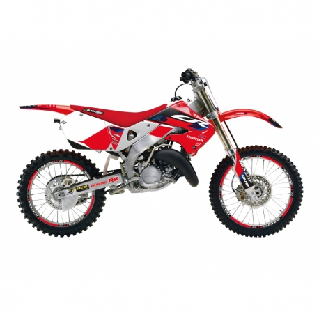BLACKBIRD KOMPLET NAKLEJEK (OKLEIN) HONDA CR 125R '98-'99, CR 250R '97-'99 DREAM 5 KOLOR CZERWONY CZARNY