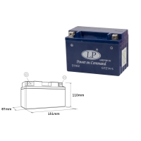 LANDPORT AKUMULATOR ŻELOWY GTZ14-S (MG LTZ14-S) 12V 11,2AH 150X85X109 BEZOBSŁUGOWY - ZALANY (6)