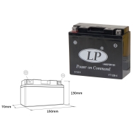 LANDPORT AKUMULATOR YT12B-4 (MS LT12B-4) 12V 11AH 151X70X130 BEZOBSŁUGOWY - ZALANY (6)