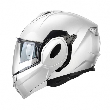 KAPPA 2024/12 KASK KV55 SOLID SZCZĘKOWY MODUŁOWY (FLIP-BACK) Z BLENDĄ KOLOR BIAŁY ROZMIAR 56 / S (HOMOLOGACJA ECE 22R06)