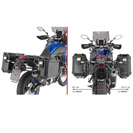 KAPPA 2025/05 STELAŻ KUFRÓW BOCZNYCH MONOKEY CAM SIDE YAMAHA TENERE 700 '19-'24 - POD KUFRY KVG K'VOYAGER ALU - PRAWY KVGS33 WCI