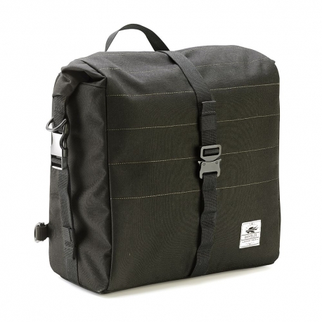KAPPA 2025/04 TORBA BOCZNA / SAKWA 13L (CAFE RACER RAMBLER) (WYS. 29 X SZER. 29 X GŁ. 16CM) KOLOR CZARNY