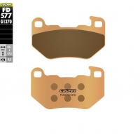 GALFER KLOCKI HAMULCOWE SPIEK METALICZNY (ZŁOTE) STREET TYŁ HARLEY DAVIDSON XL 883 SUPERLOW '08-'14 RH 1250 SPOSTER S '21-'23