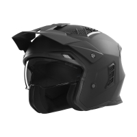NOX KASK OTWARTY TRIAL N260 SOLID KOLOR CZARNY MAT ROZMIAR XL