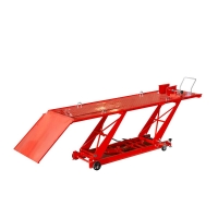 BIKETEC WARSZTATOWY PODNOŚNIK HYDRAULICZNY PLATFORMOWY DO MOTO, STÓŁ 1800X660MM DO 450KG