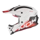 NOX KASK OFF ROAD / CROSS DZIECIĘCY/JUNIOR/KID N761 GRADIENT KOLOR CZARNY/CZERWONY/BIAŁY ROZMIAR S