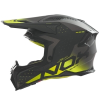 NOX KASK OFF ROAD / CROSS DZIECIĘCY/JUNIOR/KID N761 GRADIENT KOLOR CZARNY MAT/ŻÓŁTY FLUO ROZMIAR XXL